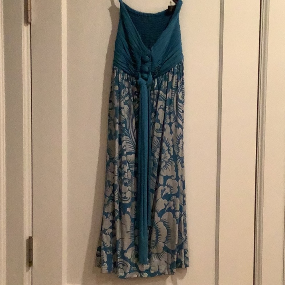 Strapless empire waist dress